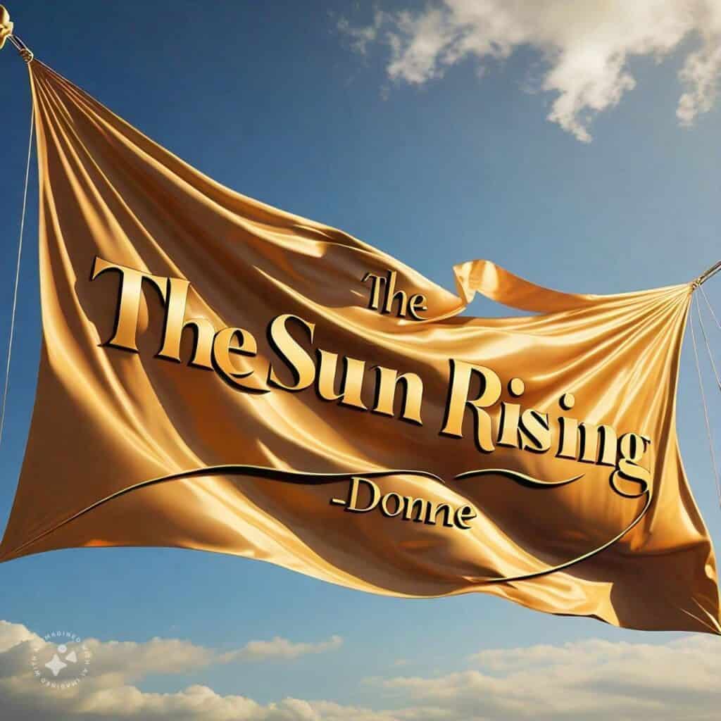 The Sun Rising by John Donne 1